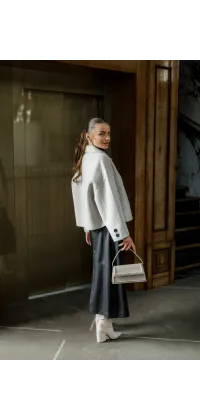 Спідниця з екошкіри, одяг від Jador