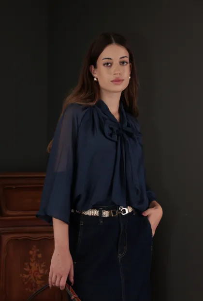 Джинсова спідниця максі