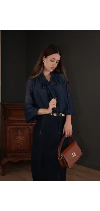 Блуза з бантом, одяг від Jador