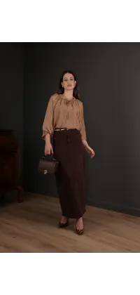 Блуза з легкої тканини. Доступні розміри: 