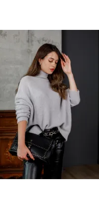 Светр жіночий Oversize у графітово-сірому відтінку, одяг від Jador