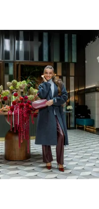 Двобортне пальто, одяг від Jador