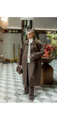 Стильне шерстяне пальто, від Jador