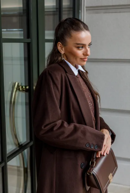 Пальто з натуральної вовни