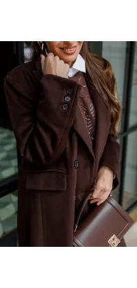 Пальто з натуральної вовни, одяг від Jador