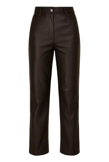 Штани з екошкіри