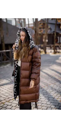 Стильний жіночий пуховик. Доступні розміри: 