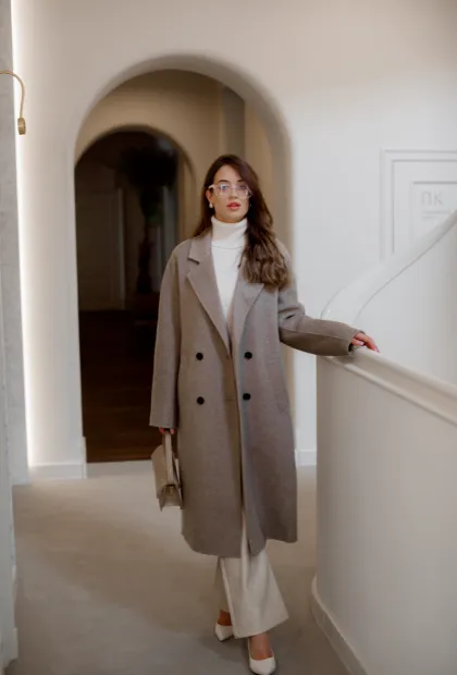 Пальто прямого крою