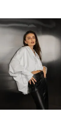 Класична біла сорочка. Колір: Білий