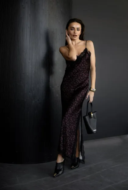 Італійська сатинова сукня