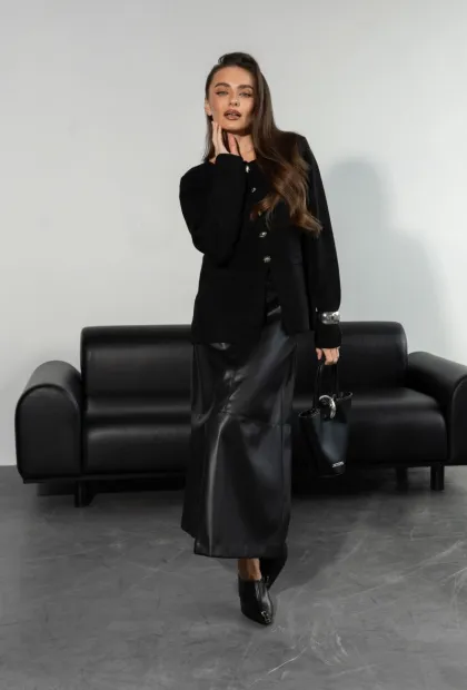 Спідниця з екошкіри IMPERIAL