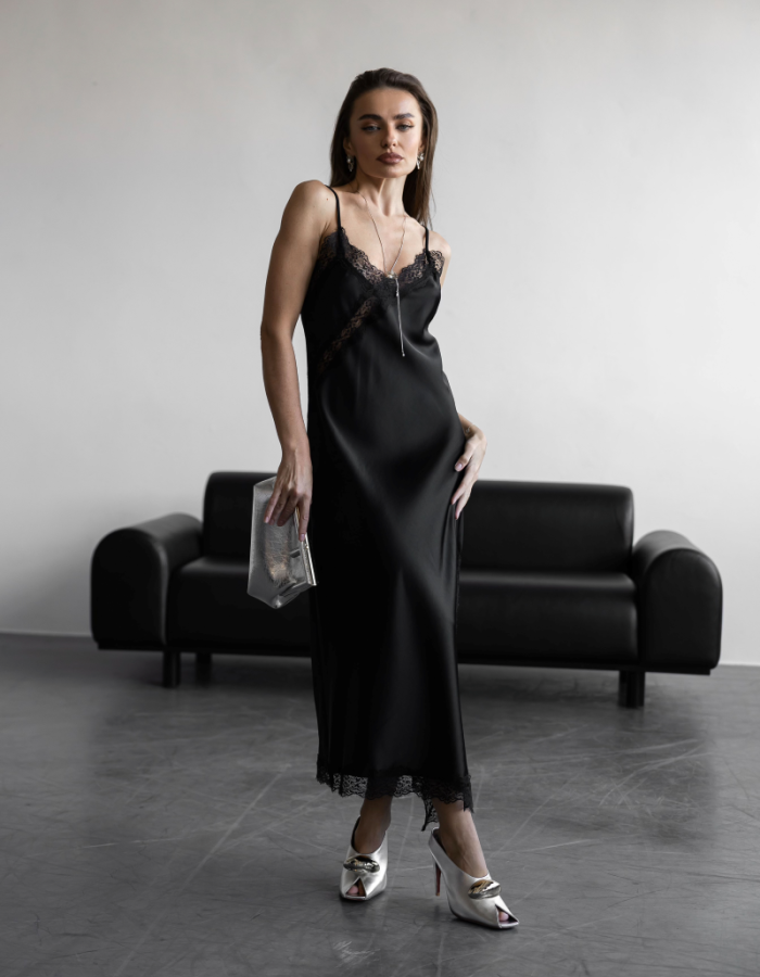 Сатинова сукня sleep dres