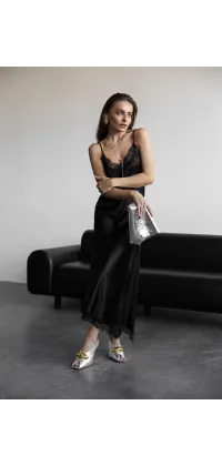 Сатинова сукня sleep dres, одяг від Jador