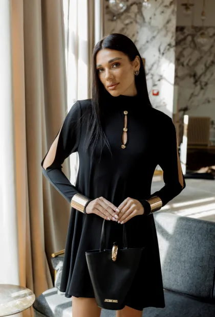 Чорна мінісукня IMPERIAL