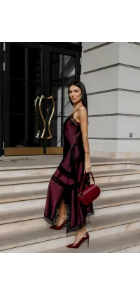 Спідниця з мереживною обробкою. Доступні розміри: XS, S