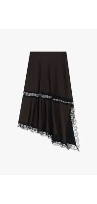 Асиметрична спідниця міді, одяг від Jador