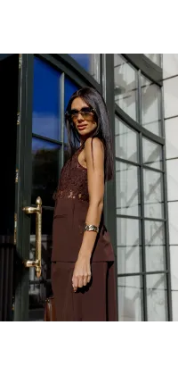 Жилет з мереживом. Доступні розміри: XS