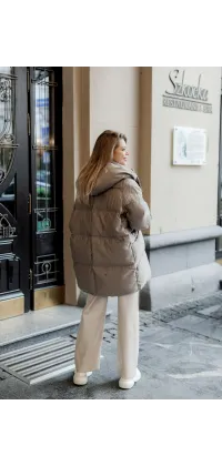 Жіноча куртка з натуральним пухом. Доступні розміри: M, L, XL