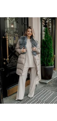 Жіночий зимовий пуховик, одяг від Jador