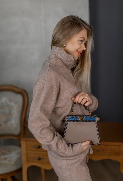 Елегантний трикотажний костюм