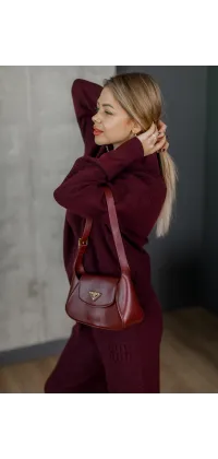 Трикотажний костюм бордо, від Jador