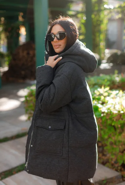 Зимова куртка з вовни