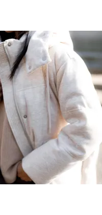 Подовжений зимовий пуховик, одяг від Jador