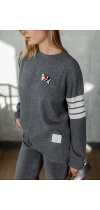 Светр в стилі Thom Browne з трикотажу преміум якості, одяг від Jador