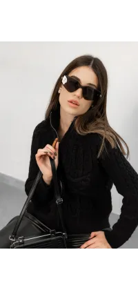 Кардиган на блискавці. Колір: Чорний