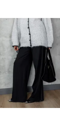 Білий в’язаний светр у стилі Chrome Hearts, одяг від Jador