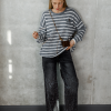Светр в смужку oversize