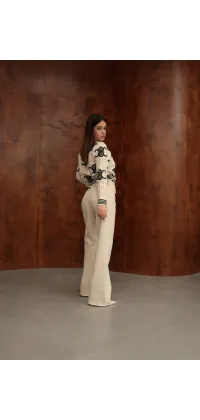 Кардиган в стилі Celine. Колір: Кремовий