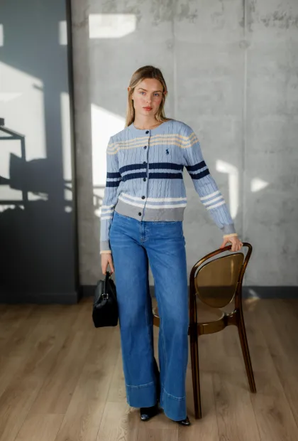 Кардиган жіночий у стилі Polo