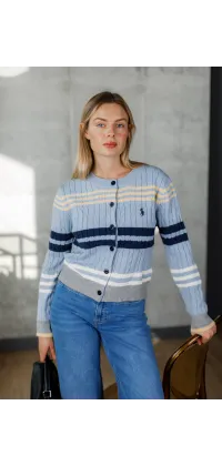 Кардиган жіночий у стилі Polo. Доступні розміри: 