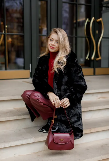 Шуба з екохутра