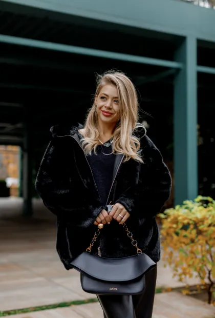 Шуба з екохутра