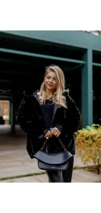 Шуба з екохутра, від Jador