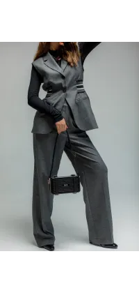 Штани палаццо IMPERIAL. Колір: Сірий