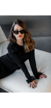 Костюм з хутряним декором, від Jador