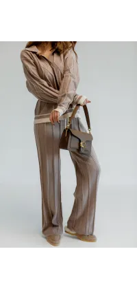 Трикотажний брючний костюм. Доступні розміри: 