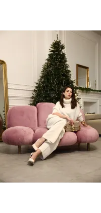 Светр з натуральної вовни. Колір: Білий