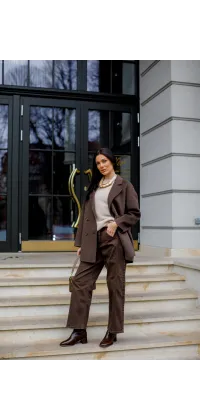 Пальто прямого крою. Доступні розміри: S/M, M/L