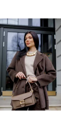 Пальто прямого крою, від Jador