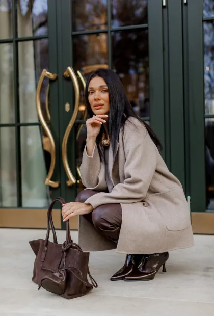 Пальто з натуральної вовни