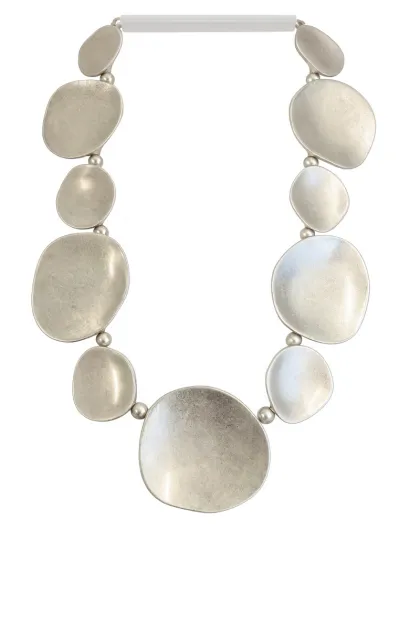 Сріблясте кольє