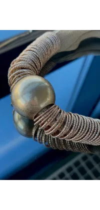 Кольє з металевими кільцями. Доступні розміри: 