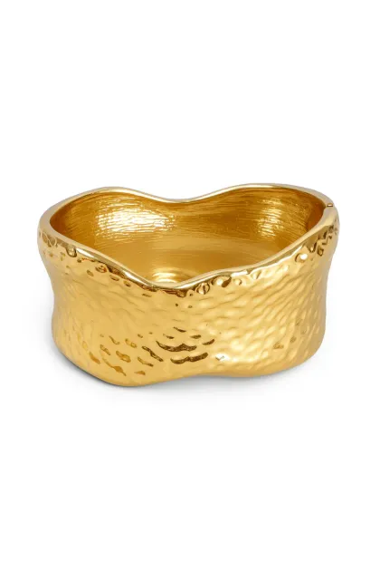 Масивний золотий браслет