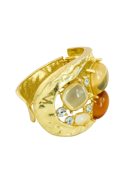 Браслет з багатобарвними камінням