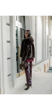 Шуба з преміального екохутра. Доступні розміри: 