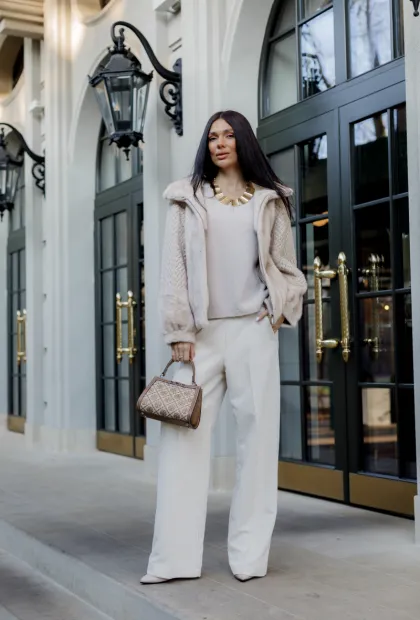 Шуба з елегантним коміром